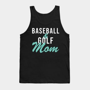 Baseball and Golf Mom Baseball Mom Tank Top